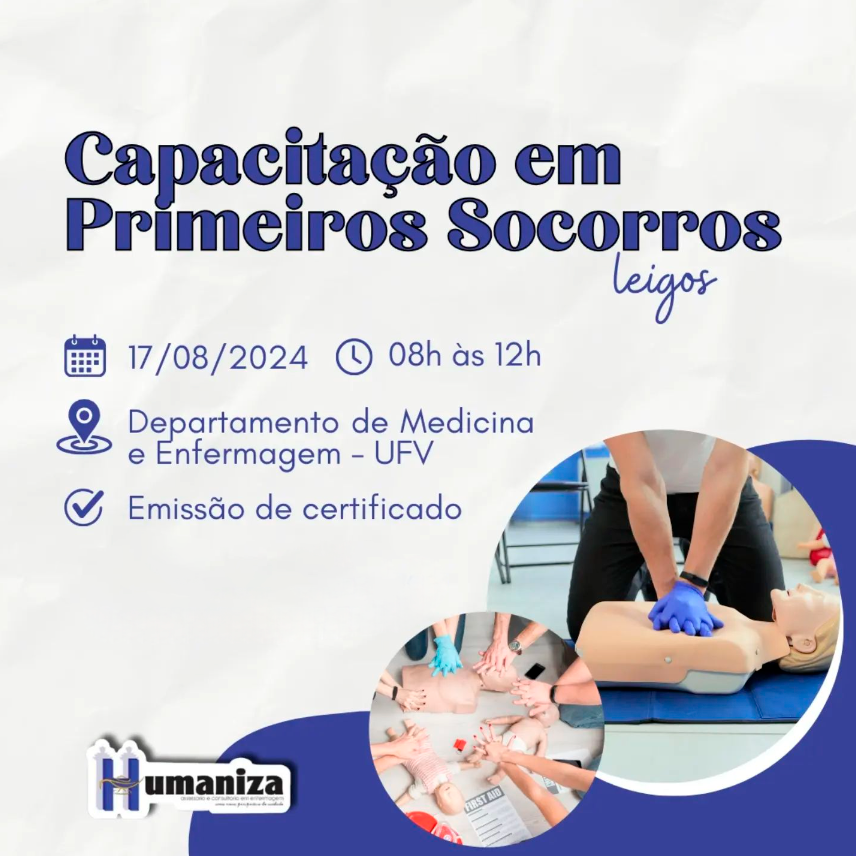 Empresa Júnior recebe inscrições para capacitação de Primeiros Socorros