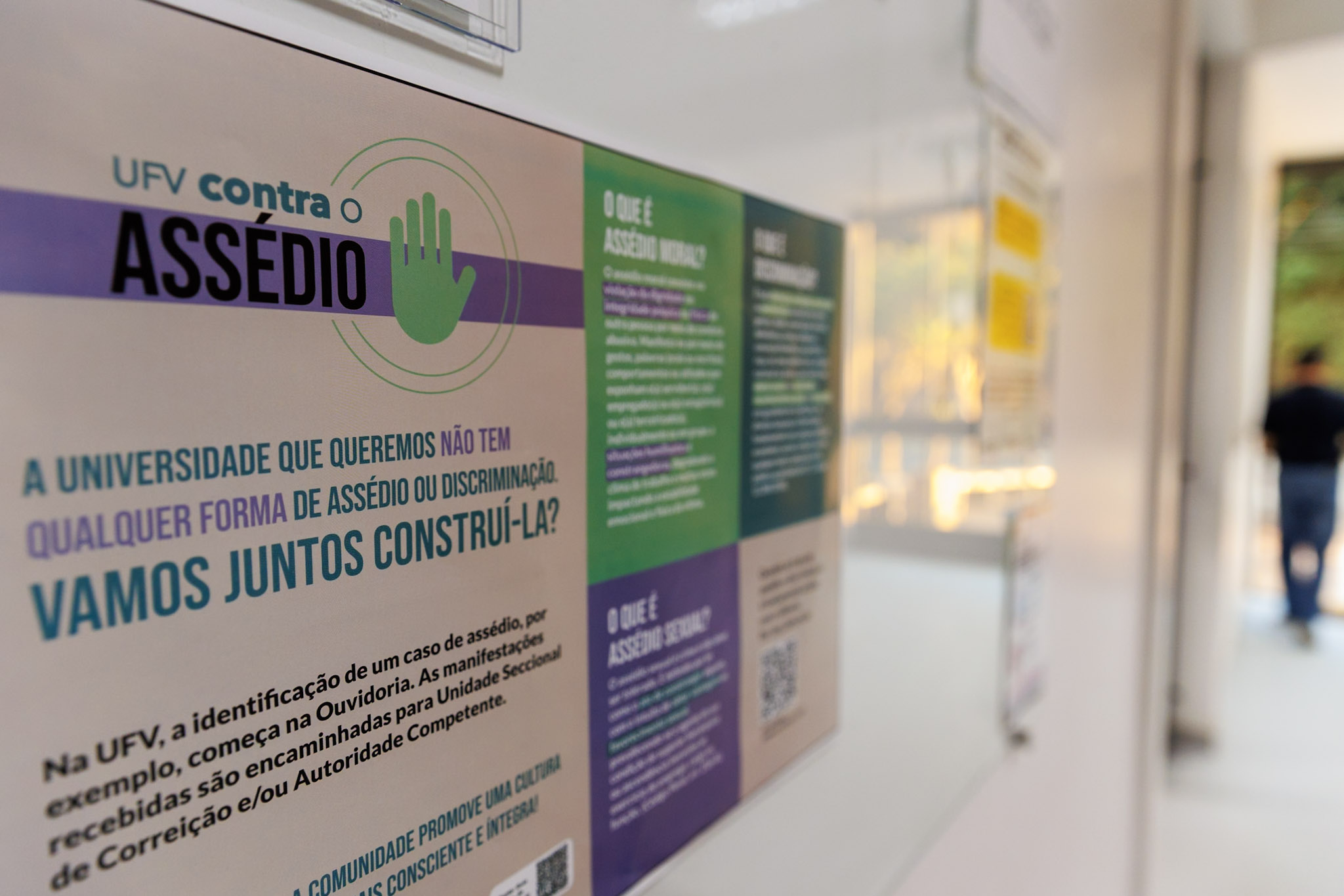 UFV lança campanha contra assédio e discriminação