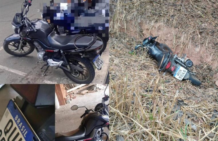 Motocicleta roubada em Viçosa é localizada em Ubá