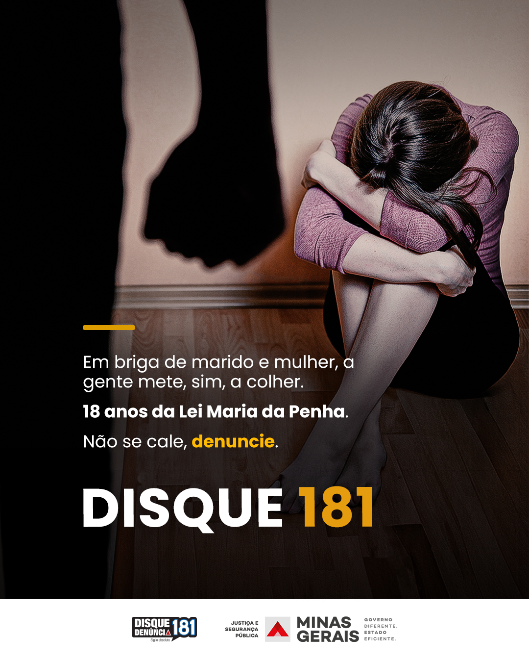 Minas: 181 recebeu mais de 1.200 denúncias de violência contra a mulher