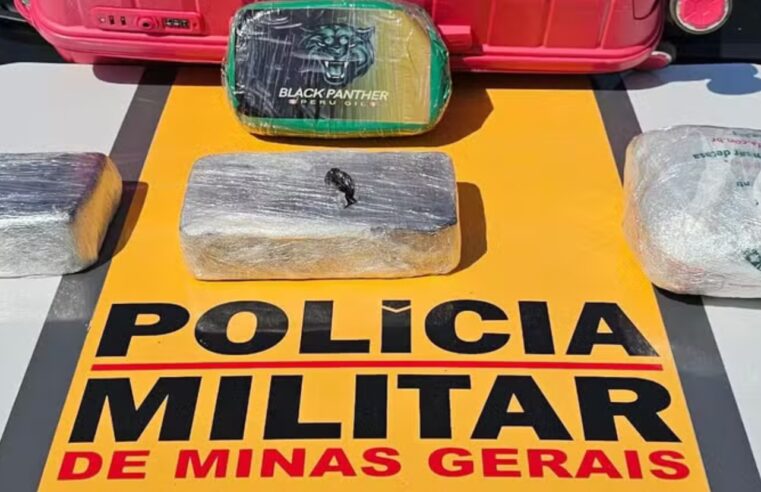 Passageira é presa com drogas em carro de Viçosa para Juiz de Fora