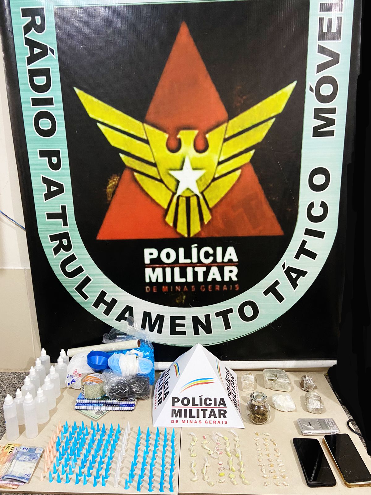 PM prende suspeito de tráfico com grande quantia de drogas no Bom Jesus