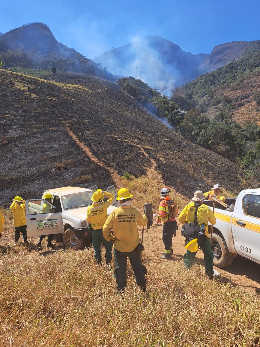 Operação de combate a incêndio no Parque Estadual do Brigadeiro avança com extinção de focos críticos