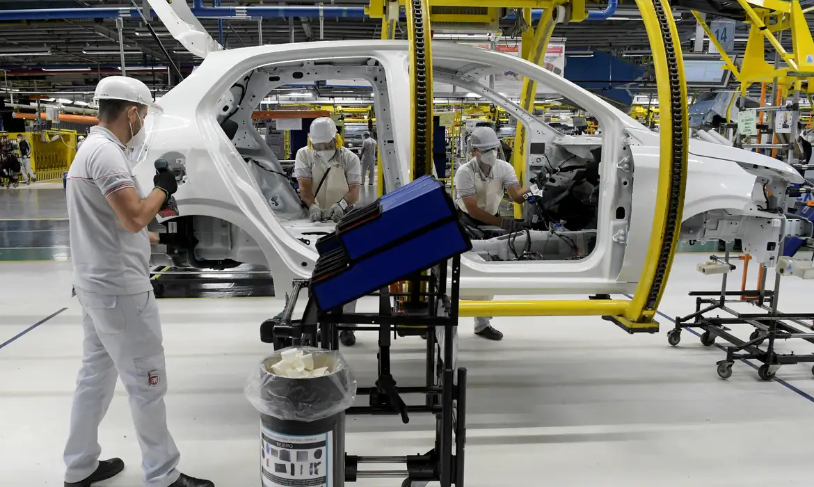 Produção industrial brasileira cresce 4,1% em junho