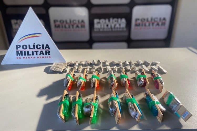 Região: menor de idade é aprendido com 29 tabletes de drogas