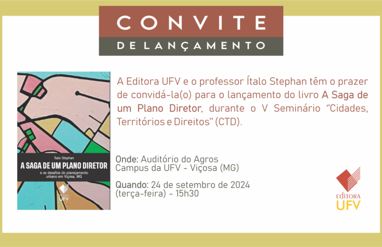 Professor do Departamento de Arquitetura lança livro sobre plano diretor nesta terça-feira