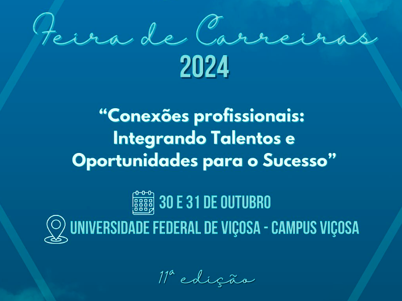 Feira de Carreiras da UFV acontece nesta quarta e quinta-feira