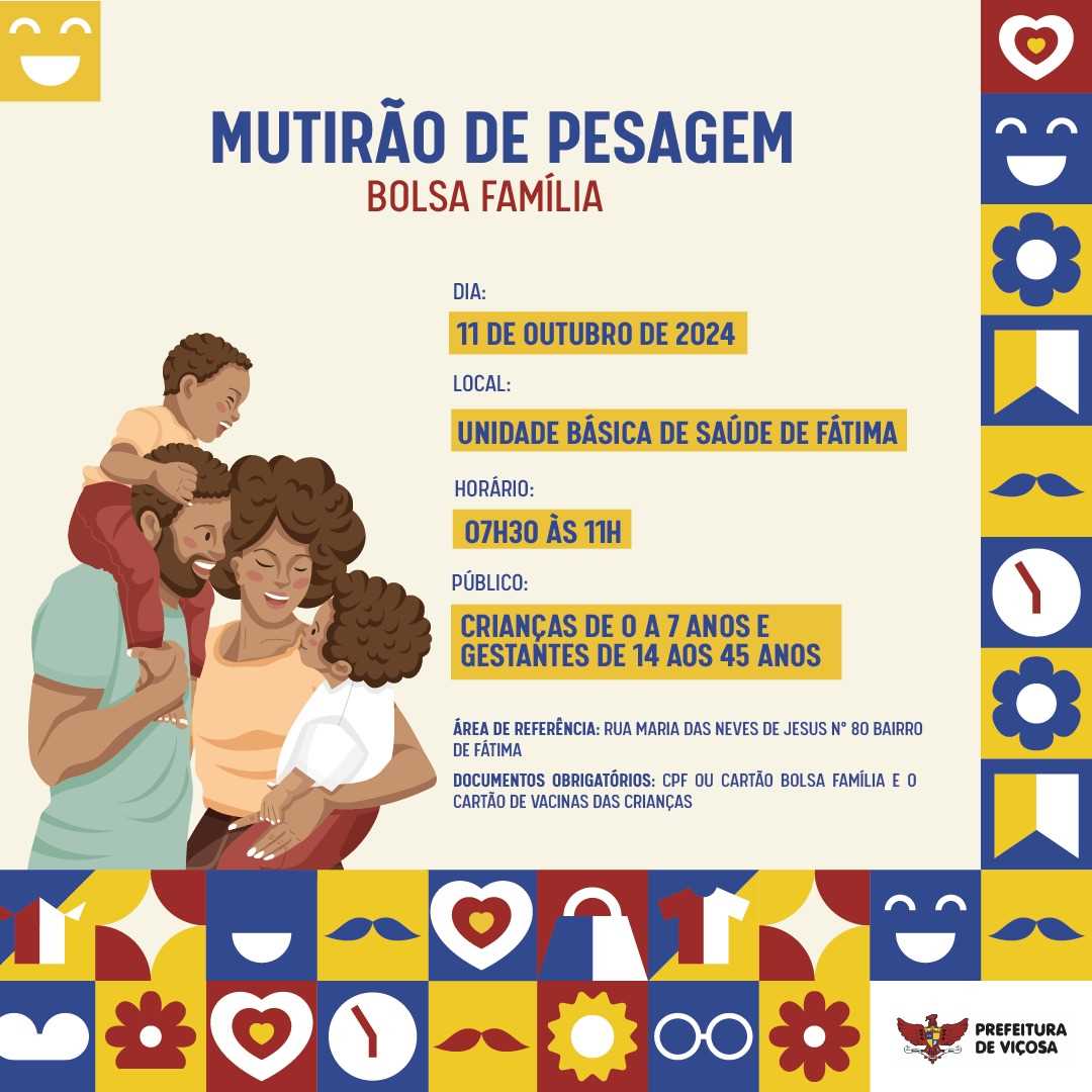 UBS de Fátima organiza mutirão de pesagem aos beneficiários do Bolsa Família