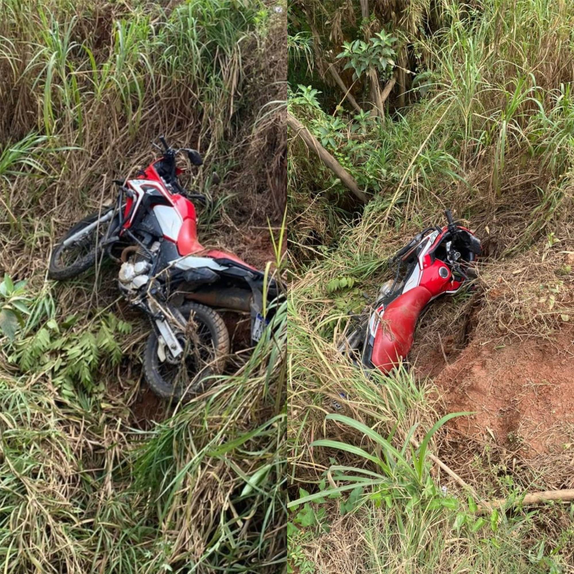 Moto usada em roubo no posto Colibri é localizada pela PM
