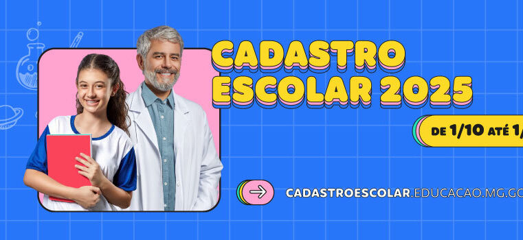 Minas: Cadastro Escolar 2025 para a rede estadual já está disponível