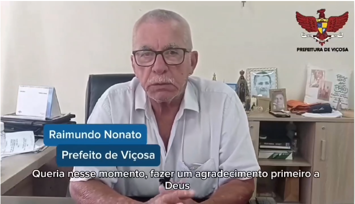 Prefeito Raimundo Violeira se pronuncia após eleição