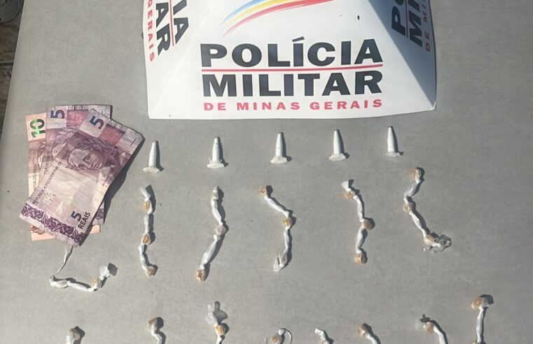 Polícia Militar prende dois homens por tráfico de drogas