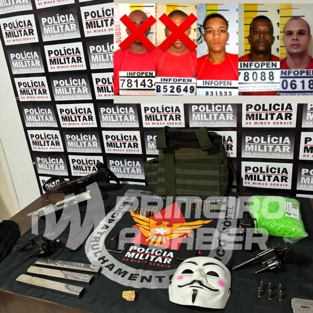 Após roubarem residência em Ubá, foragidos de JF são presos