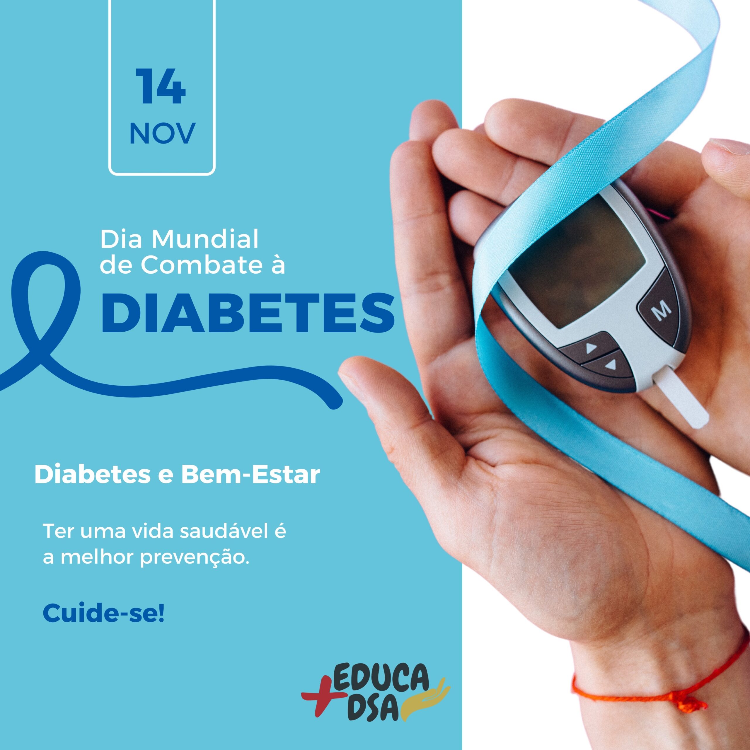 Dia Mundial de Combate da Diabetes: Divisão de Saúde reforça a importância da prevenção