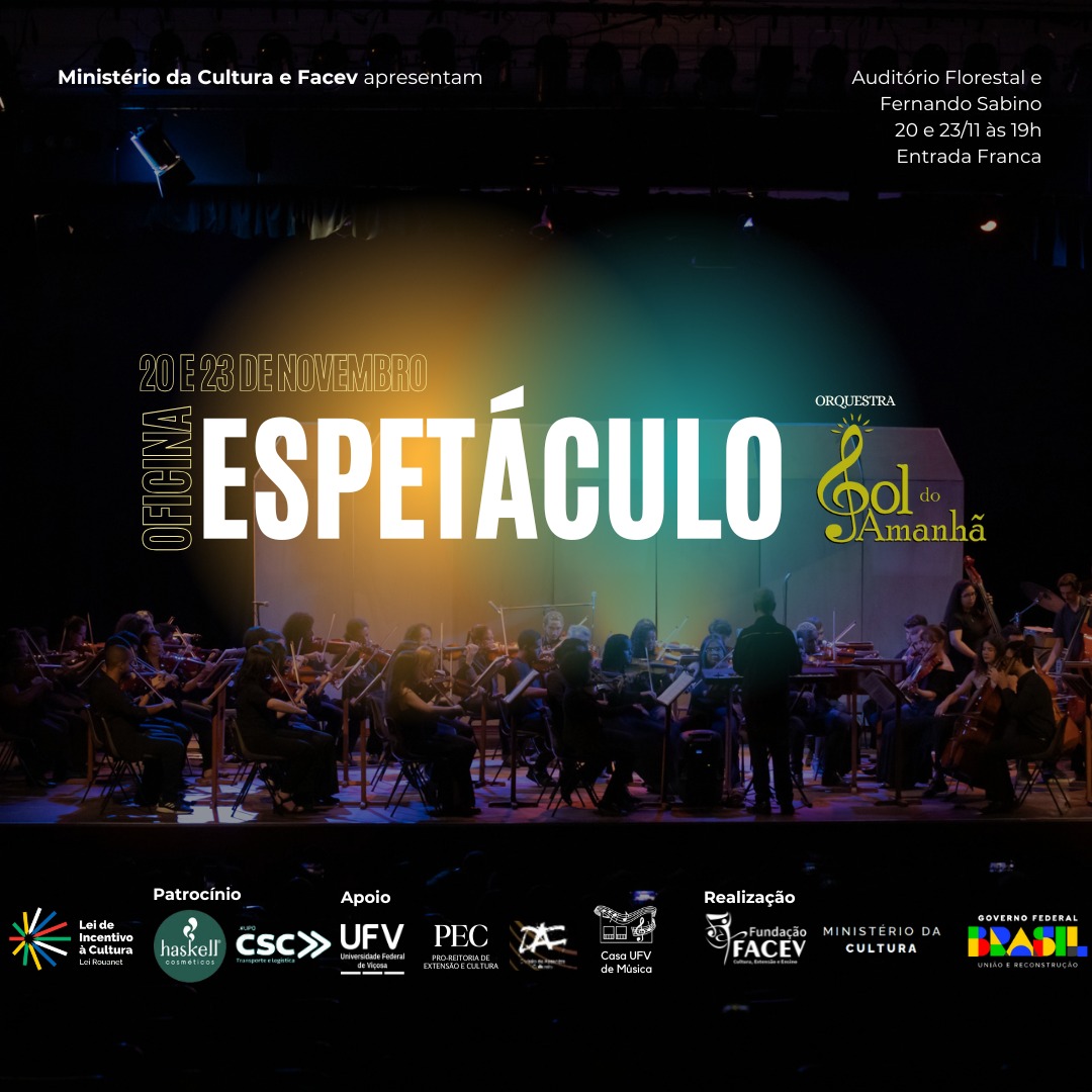 Orquestra Sol do Amanhã promete duas noites de emoção em apresentações na UFV