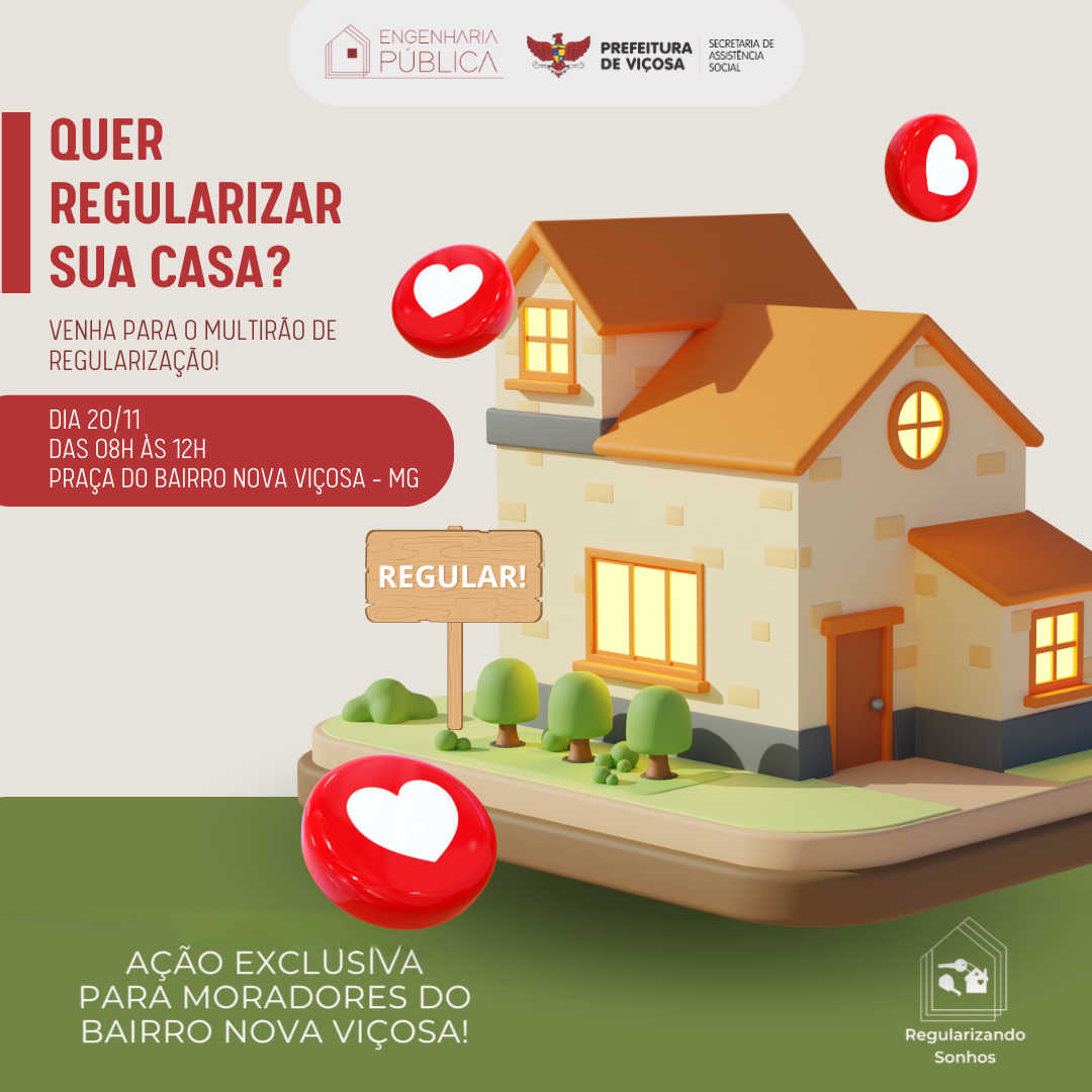Prefeitura de Viçosa em parceria com Engenharia Pública da UFV realiza mutirão para regularização de imóvel