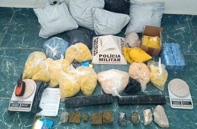 Polícia Militar apreende quase mil pinos de cocaína enterrados em casa