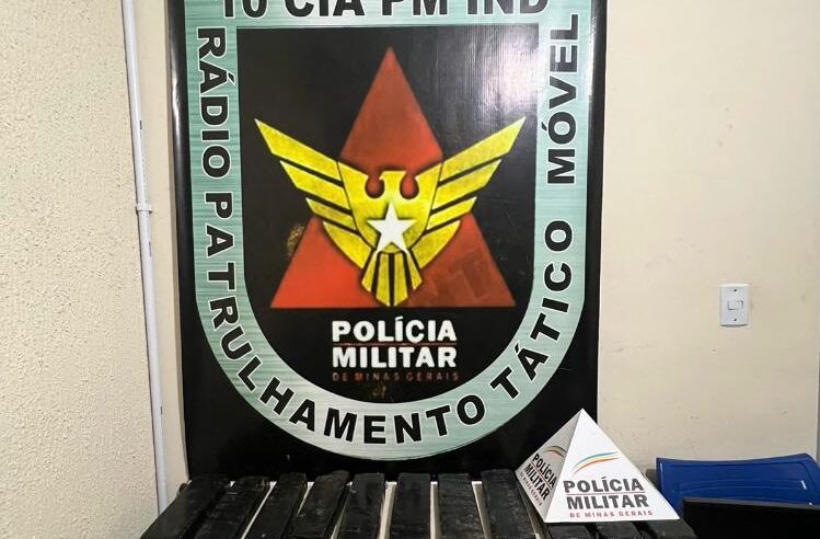 Polícia Militar apreende 19 barras de maconha em operação em Viçosa