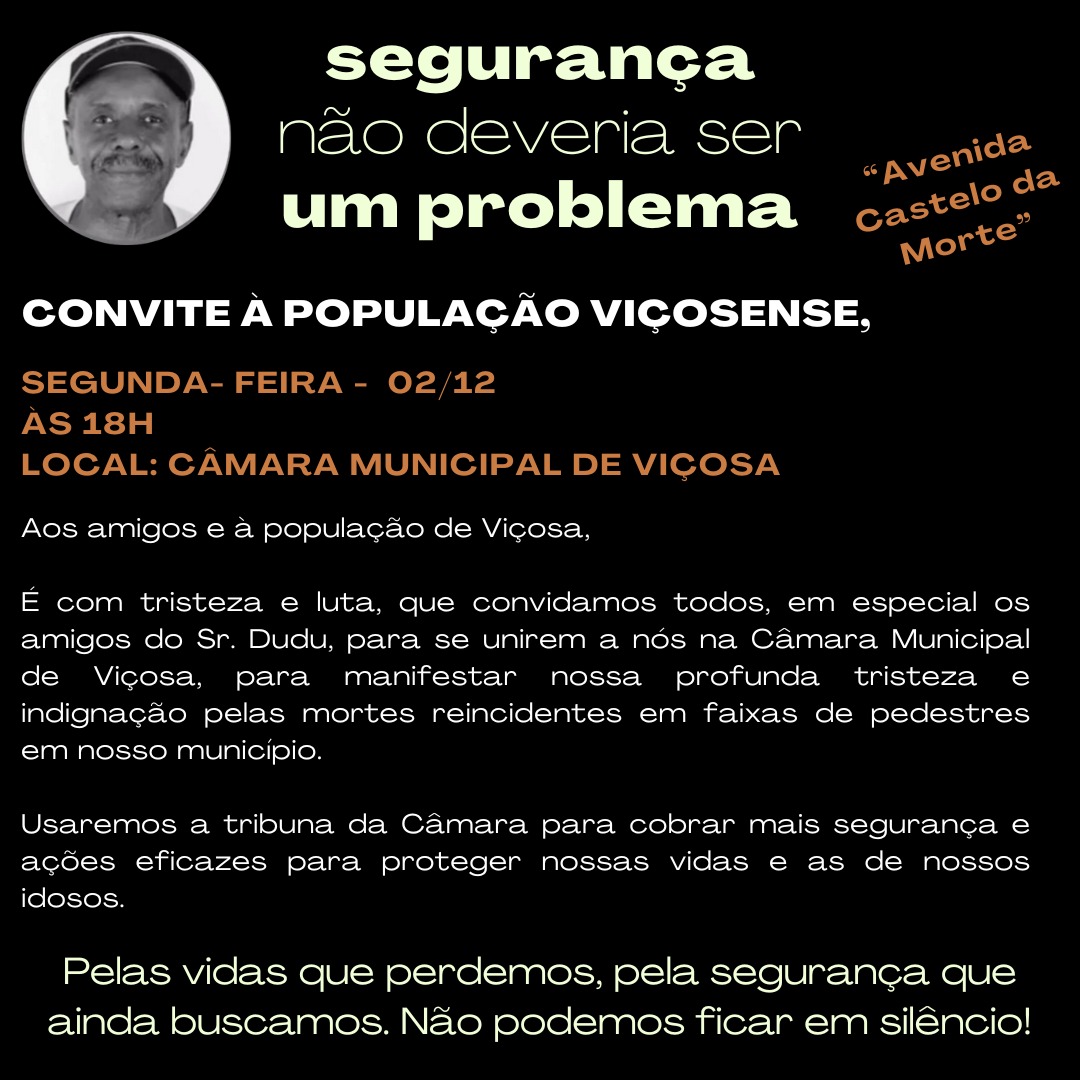 Manifestação na Câmara, hoje (2), buscará melhoria no trânsito da Castelo Branco