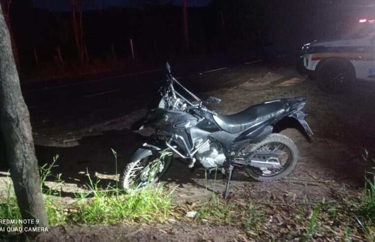 Motocicleta roubada é encontrada abandonada em Viçosa