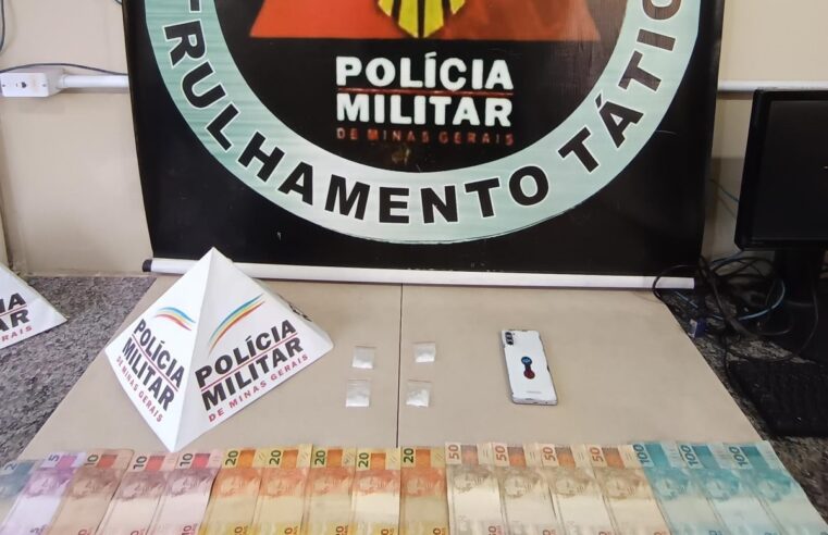 PM apreende drogas e dinheiro em operação contra o tráfico em Viçosa