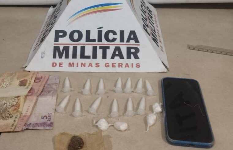 Tráfico de drogas em Viçosa: Homem é preso em flagrante no centro