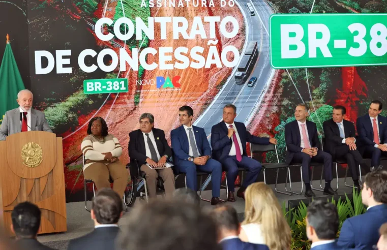 Contrato para concessão da BR-381 entre BH e Governador Valadares é assinado nesta quarta (22)