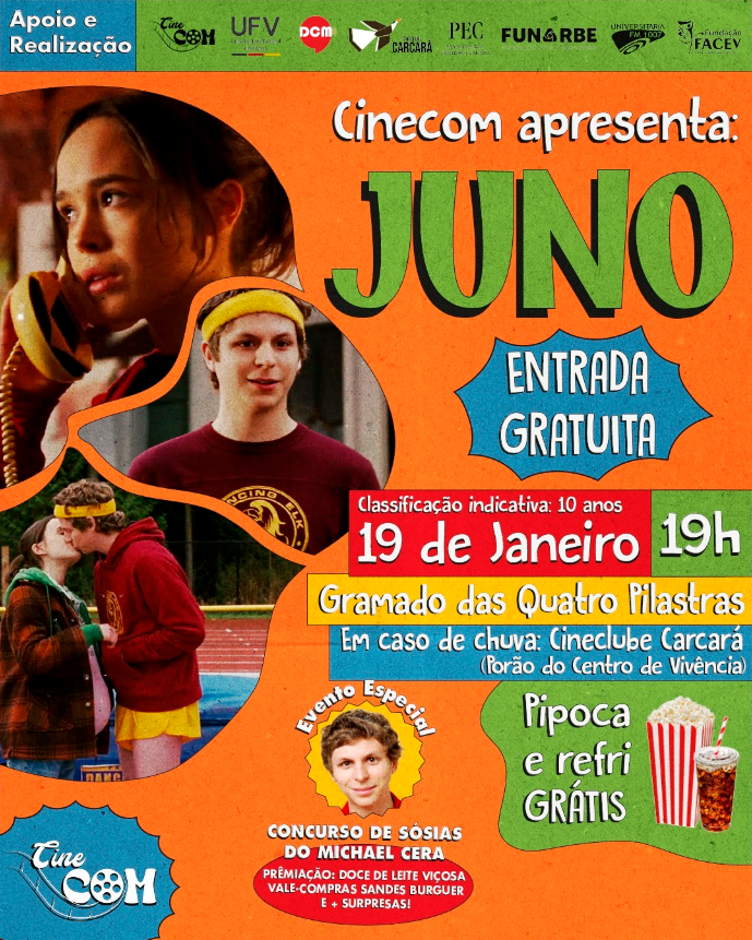 CineCom exibe filme Juno neste domingo