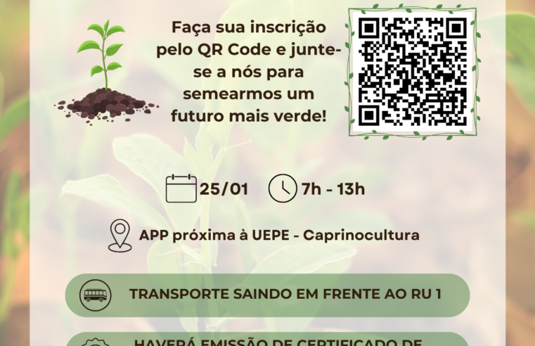 Programa UFV+Sustentável convida comunidade para Dia de Plantio de Mudas