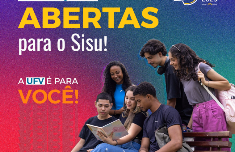 Inscrições abertas para Sisu; UFV oferece 3.275 vagas em 67 cursos