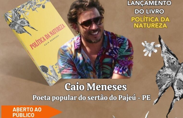 Escritor Caio Meneses lança livro de poesia e participa de roda de conversa na UFV