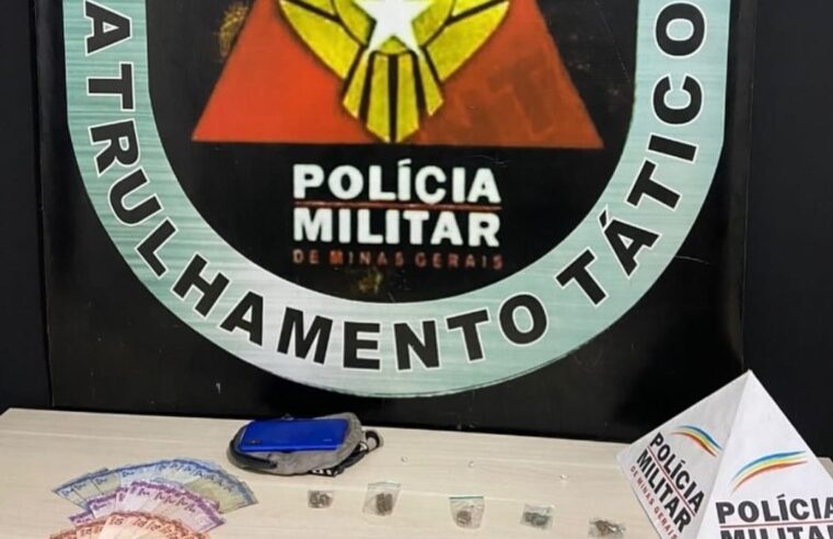 Homem é preso por tráfico de drogas na Rua Santana, em Viçosa