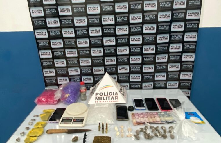 Região: Polícia Militar prende autores de tráfico e apreende materiais e droga