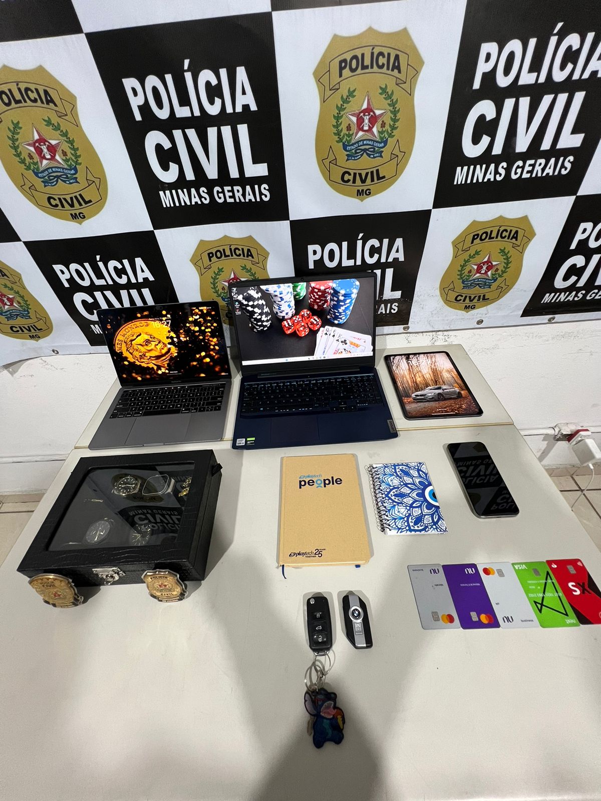 Polícia Civil prende suspeito de jogos de azar e lavagem de dinheiro em Juiz de Fora