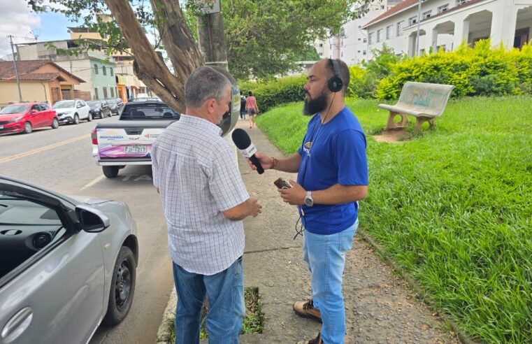 Taxista pede reforma de calçada em frente a prefeitura de Viçosa