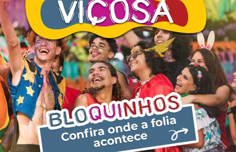 Viçosa: Prefeitura anuncia apoio a blocos de carnaval da cidade