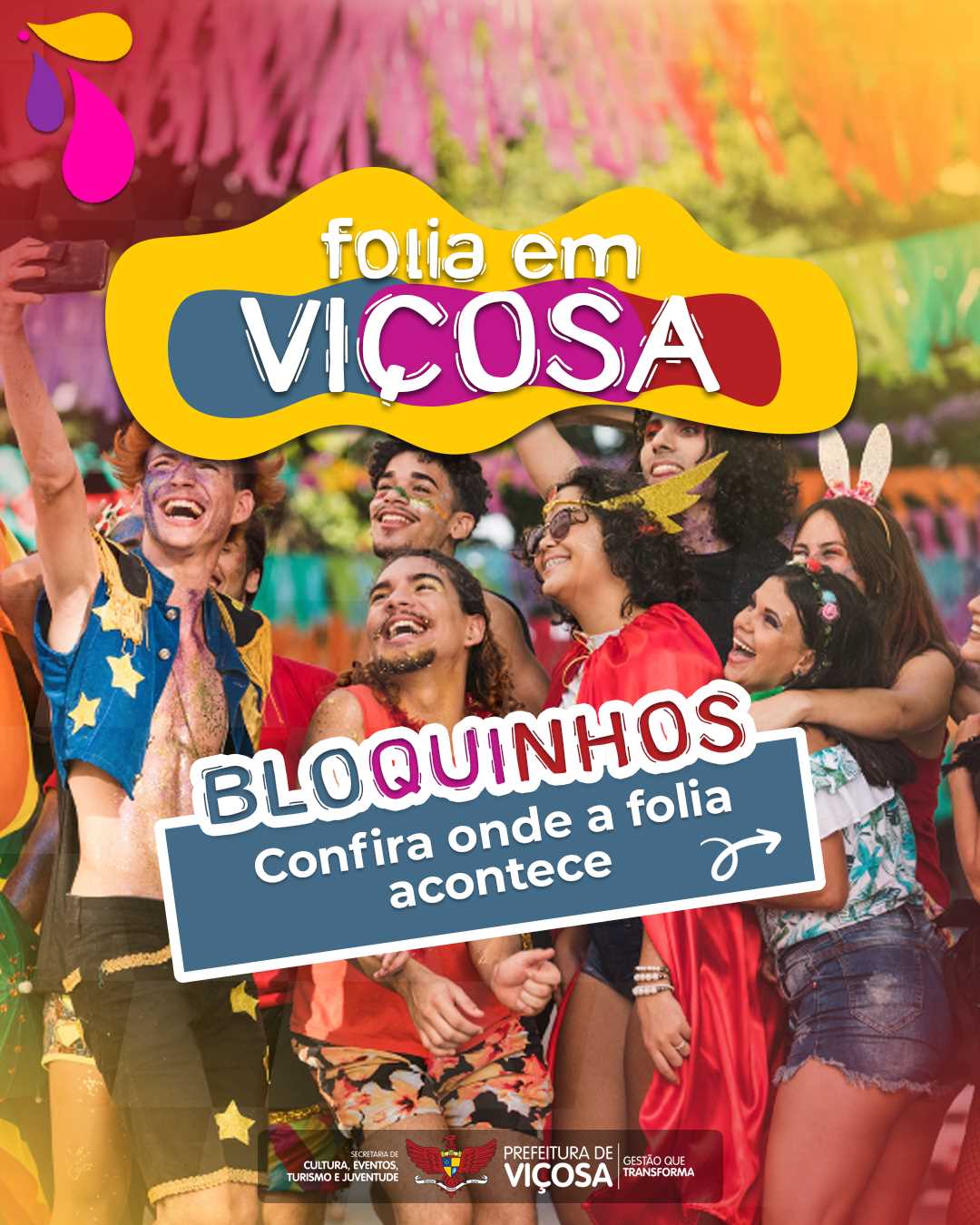 Viçosa: Prefeitura anuncia apoio a blocos de carnaval da cidade