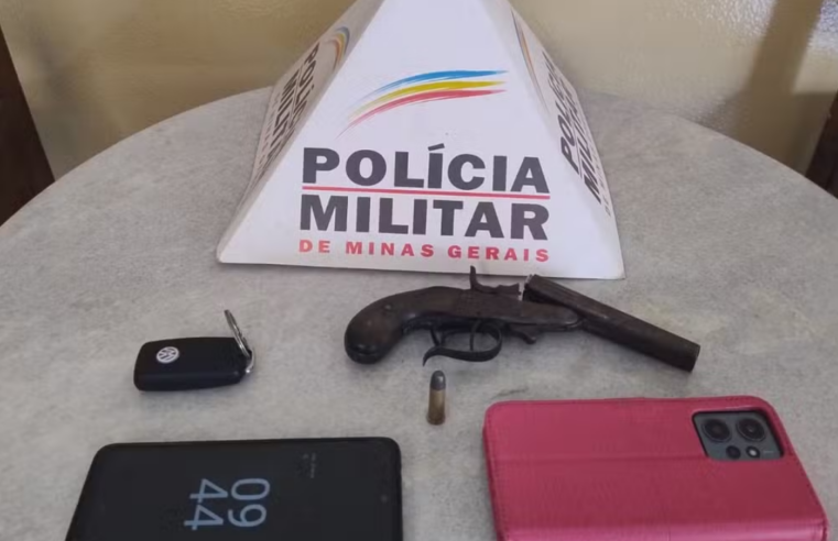 Homem é preso após tentar matar ex-companheira a tiros em Guiricema