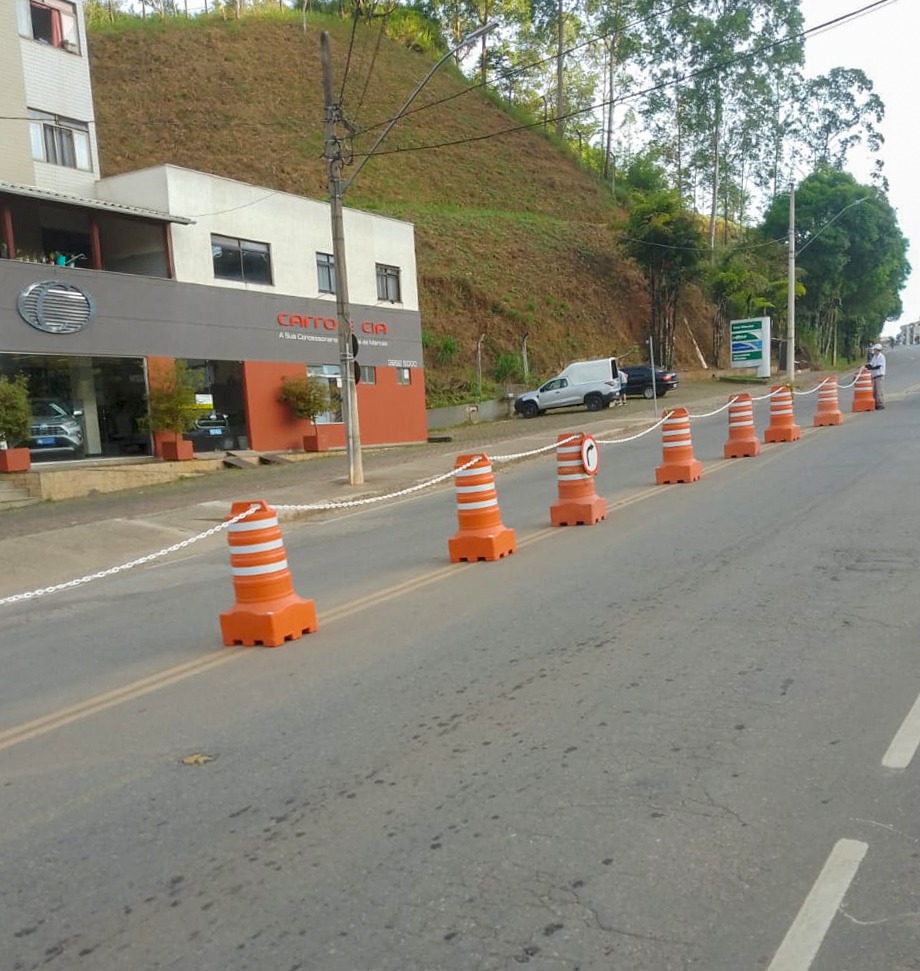 Medida preventiva é aplicada na Avenida Castelo Branco