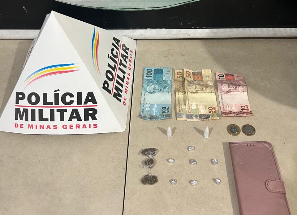 PM prende suspeito de tráfico de drogas, em Viçosa