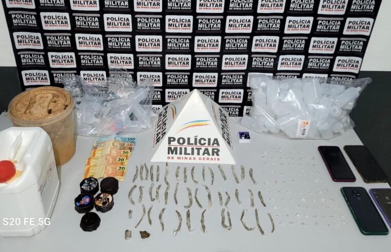 Polícia Militar prende dois suspeitos de tráfico de drogas na região