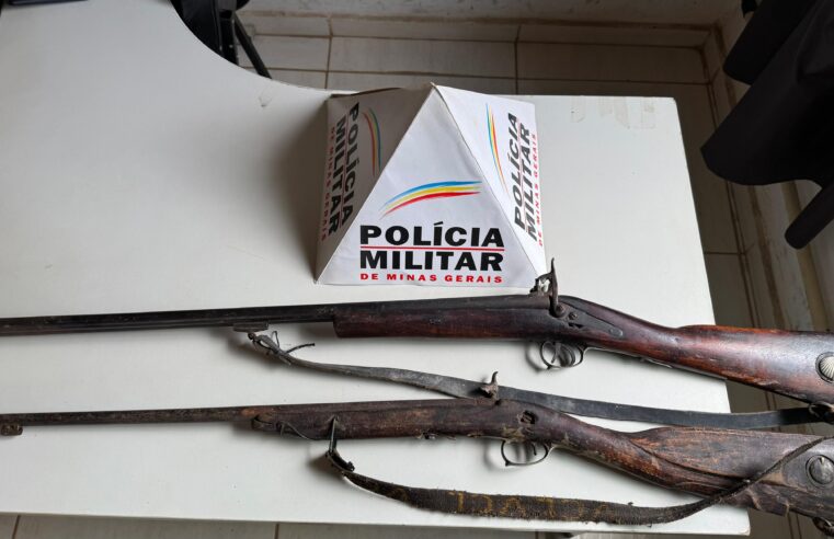 Homem é preso com armas de fogo na zona rural de Paula Cândido