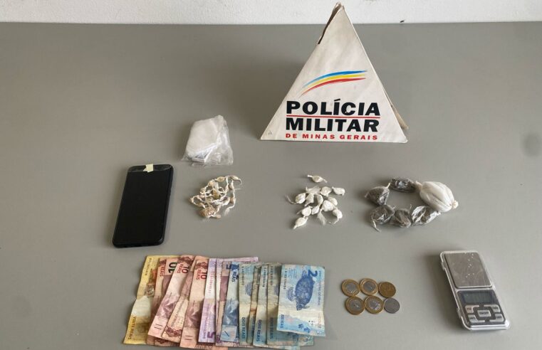 Polícia Militar desarticula ponto de tráfico de drogas em Teixeiras