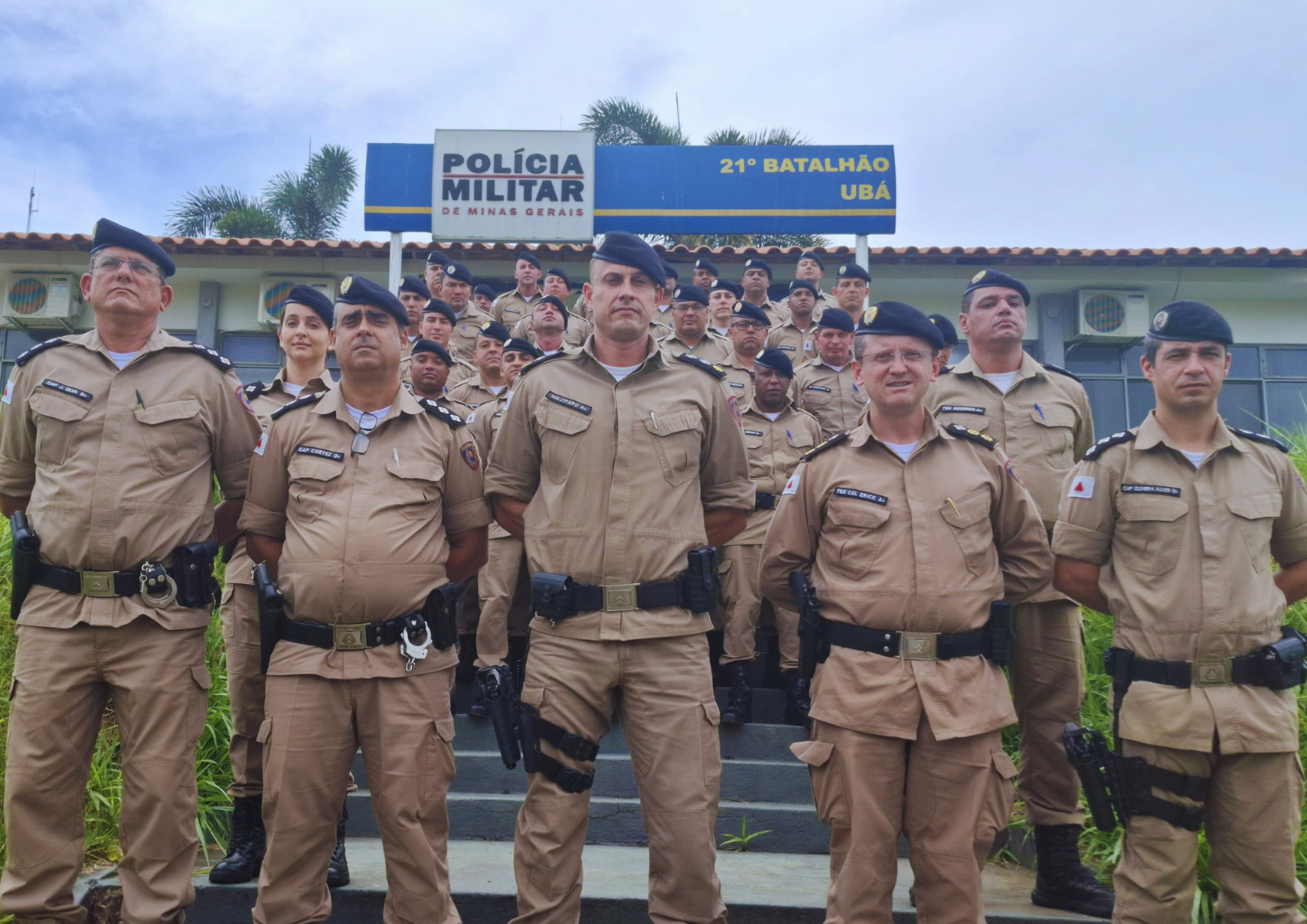 Batalhão da Polícia Militar em Ubá recebe novos sargentos
