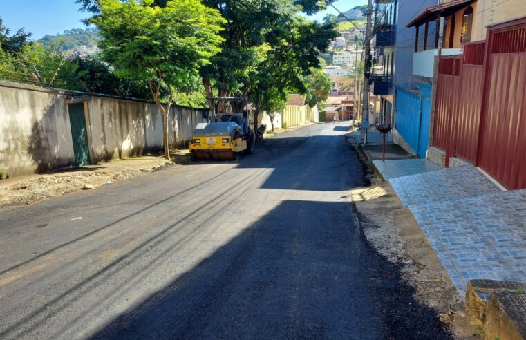 Prefeitura conclui pavimentação asfáltica e avança em melhorias na infraestrutura da cidade