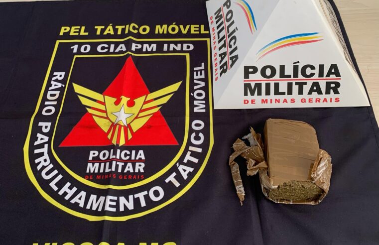 Polícia Militar apreende droga em operação no Morro do Café, em Viçosa