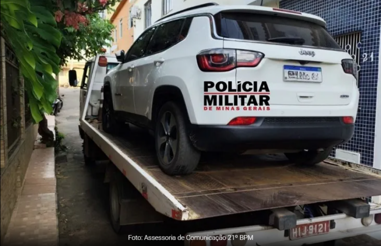 Polícia Militar recupera veículo clonado em Ubá