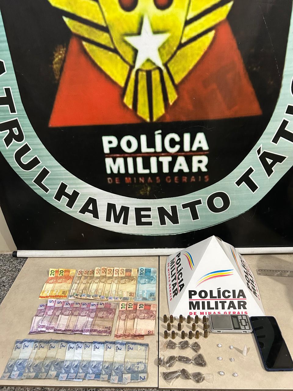PM apreende drogas e munições em Viçosa durante Operação Pré-Carnaval