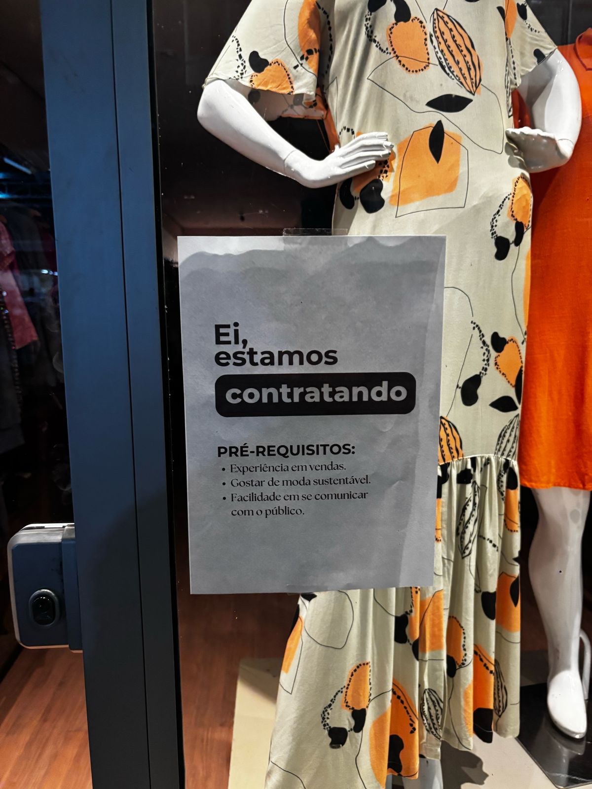 Empresa de moda sustentável contrata vendedor(a) em Viçosa