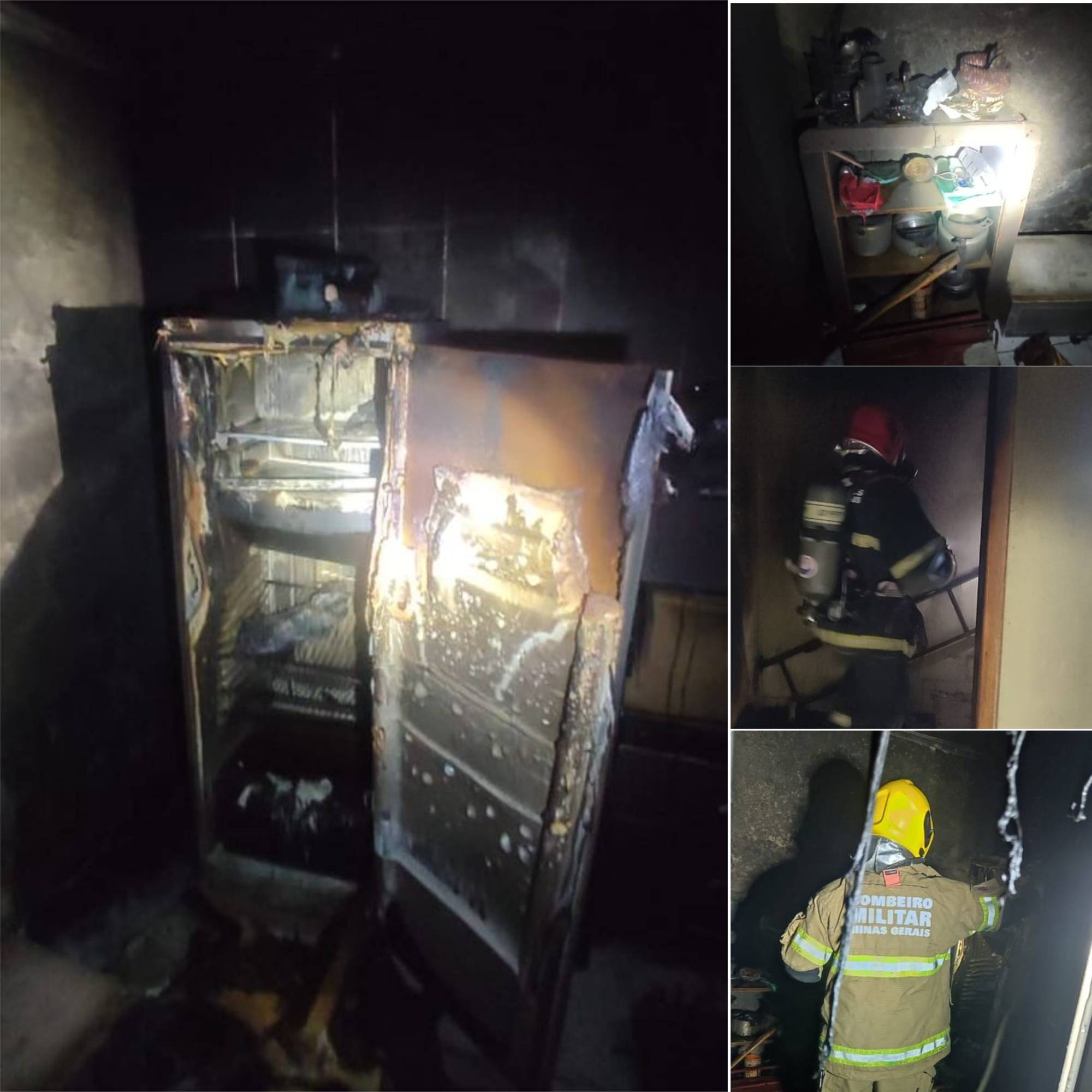 Nova Viçosa: Incêndio em residência deixa duas pessoas feridas